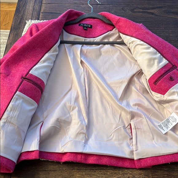 J Crew Shrunken-fit blazer in pink English NWOT size 10 - Picture 12 of 12